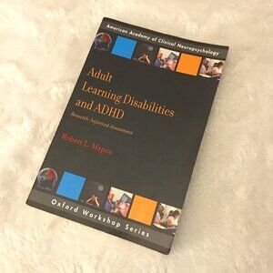 'Adult Learning Disabilities and ADHD' Softcover By Robert L. Mapou
